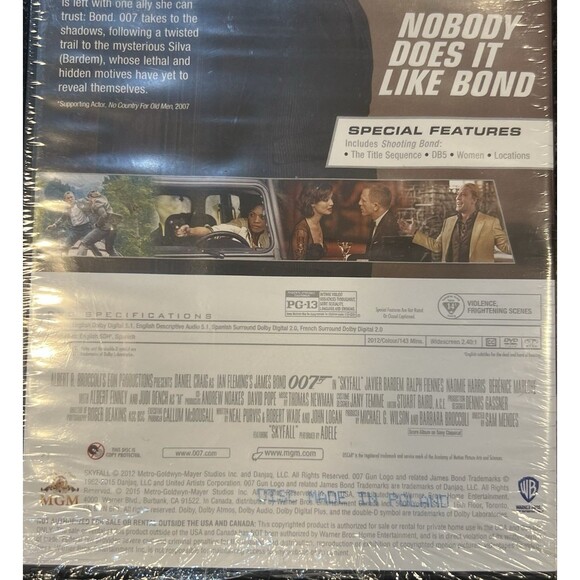 Skyfall (DVD, 2012) - Picture 4 of 4
